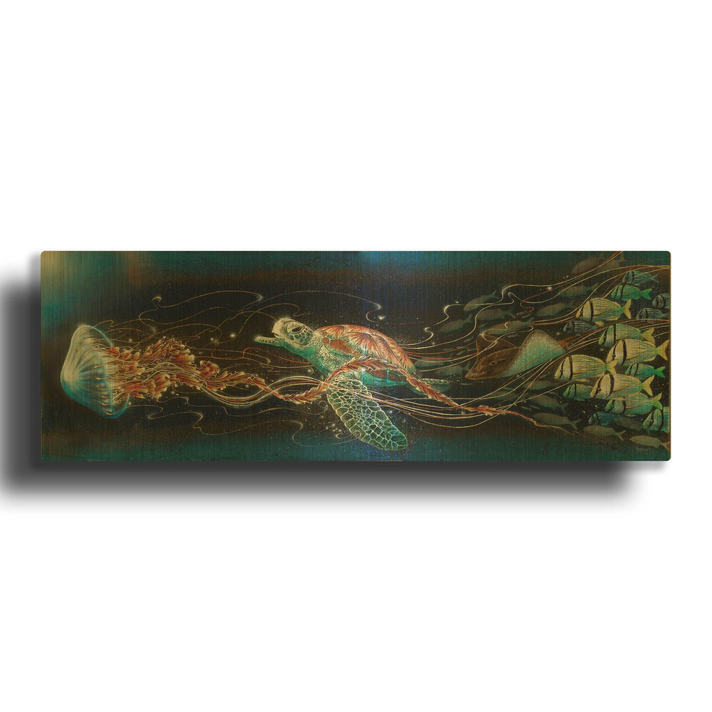 'Jelly Roll' By James Mazzotta Gold Metal Wall Art
