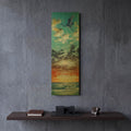 'Island ArrIVal' By James Mazzotta Gold Metal Wall Art