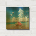'Conched Out' By James Mazzotta Gold Metal Wall Art