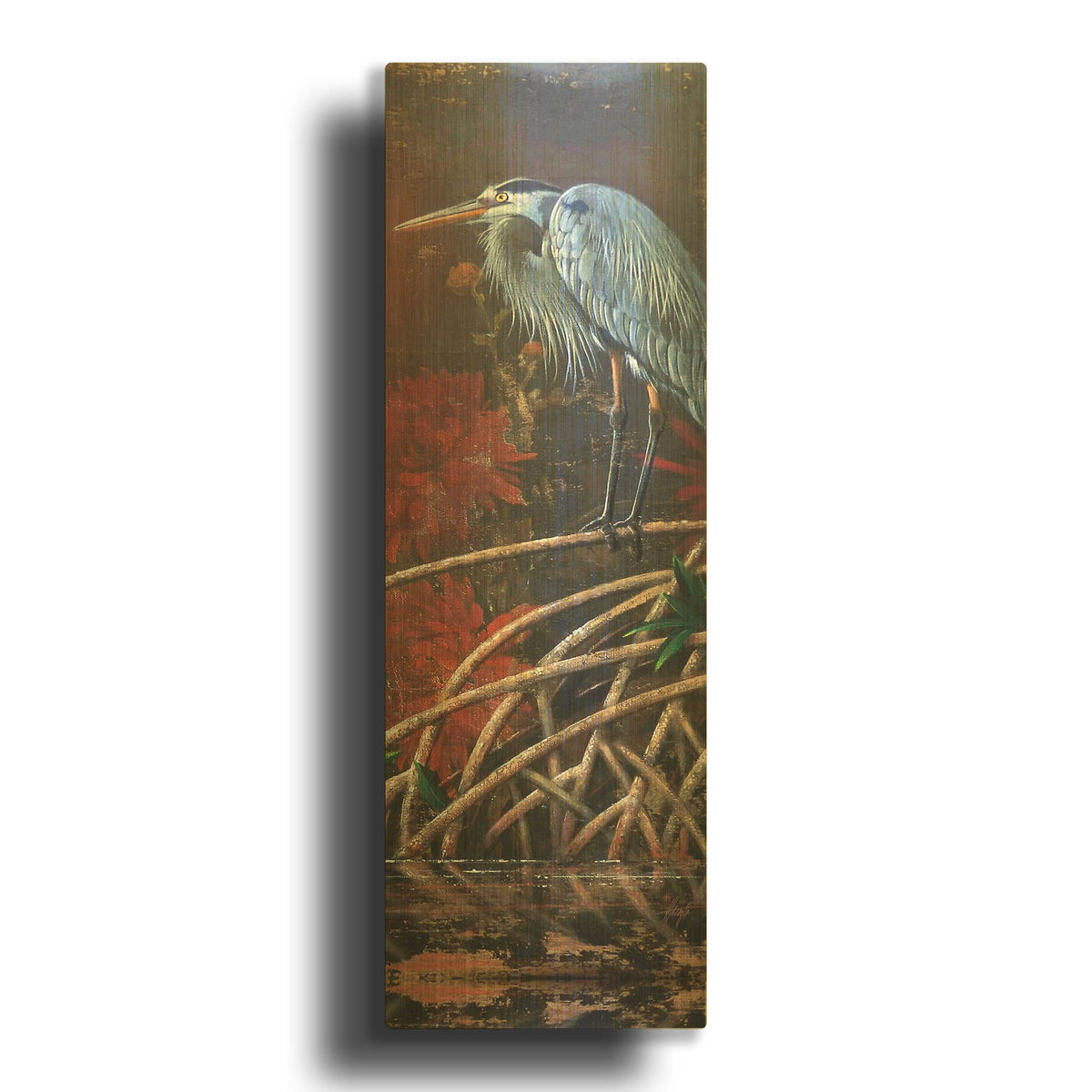 'Branch Manager' By James Mazzotta Gold Metal Wall Art
