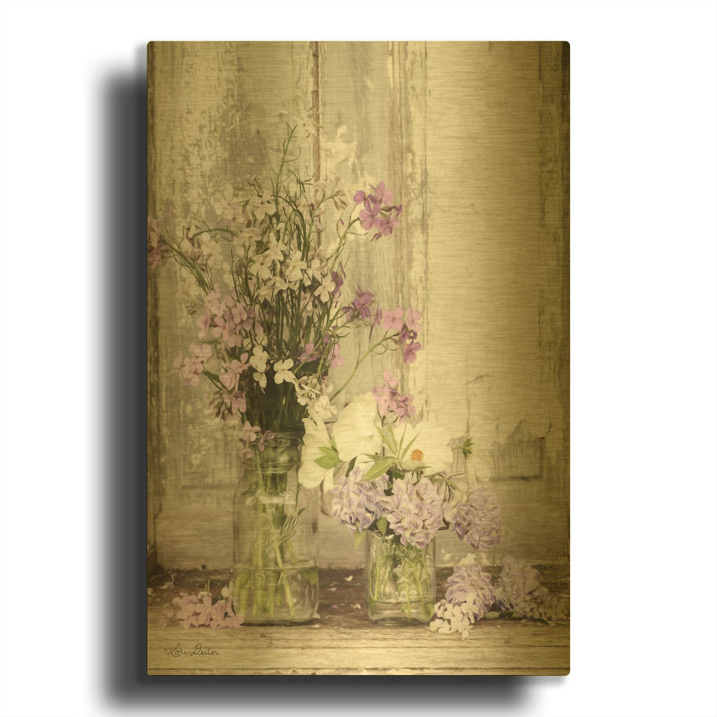 'Ordinary Beauty' By Lori Deiter Gold Metal Wall Art