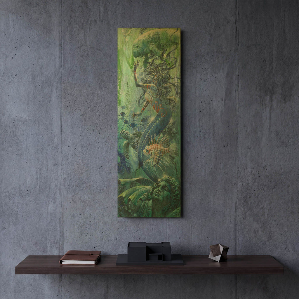 'Rythym & Blues II' By James Mazzotta Gold Metal Wall Art