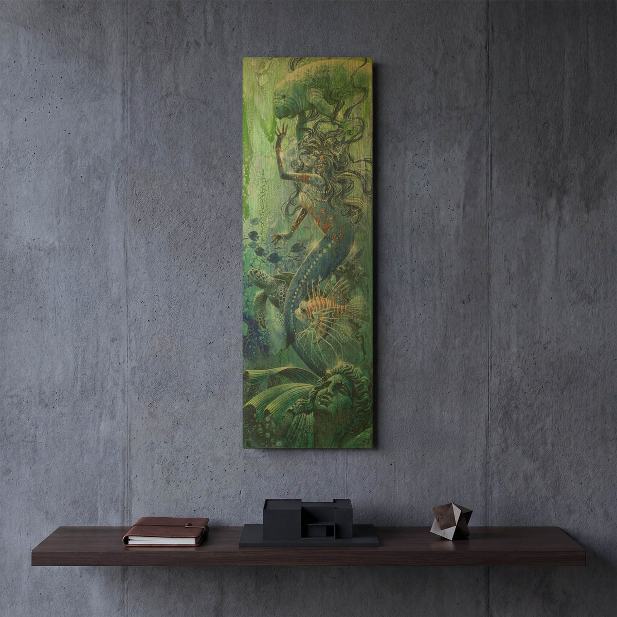 'Rythym & Blues II' By James Mazzotta Gold Metal Wall Art
