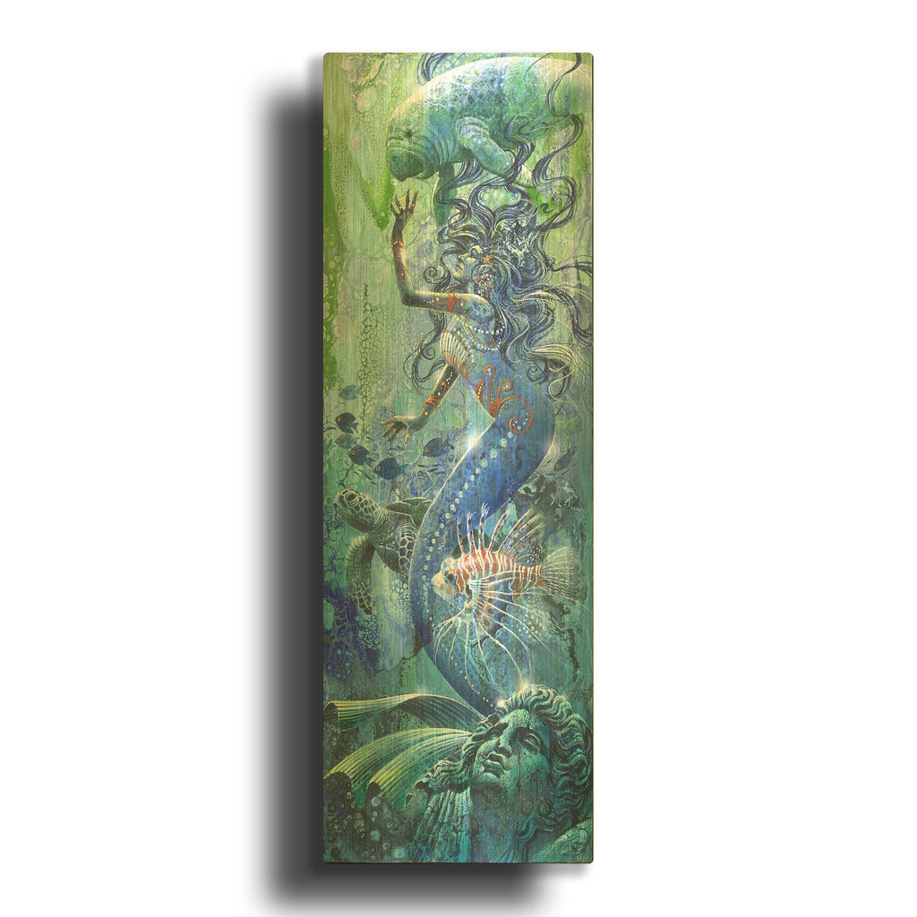 'Rythym & Blues II' By James Mazzotta Gold Metal Wall Art