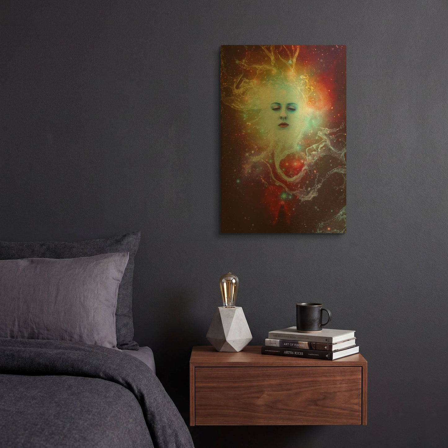 'Conscience' By Mario Sanchez Nevado Gold Metal Wall Art