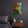 'Floating in Color' By Colin John Staples Gold Metal Wall Art