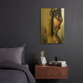 'Mother Ganges' By Colin John Staples Gold Metal Wall Art