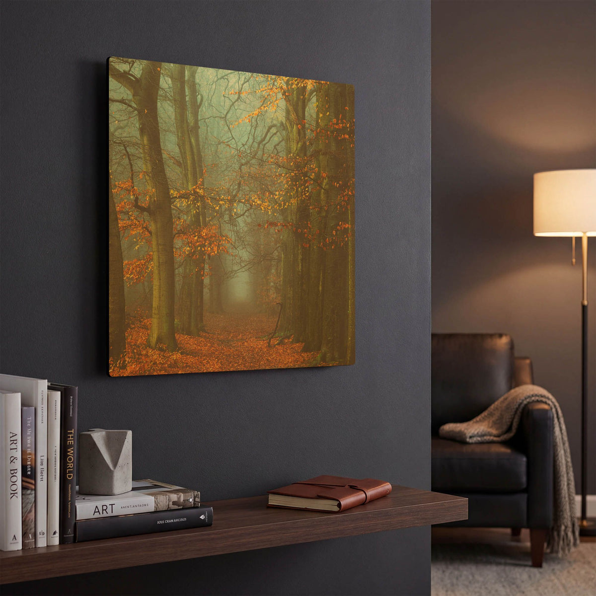 'Path of The Mystics' By Lars van de Goor Gold Metal Wall Art