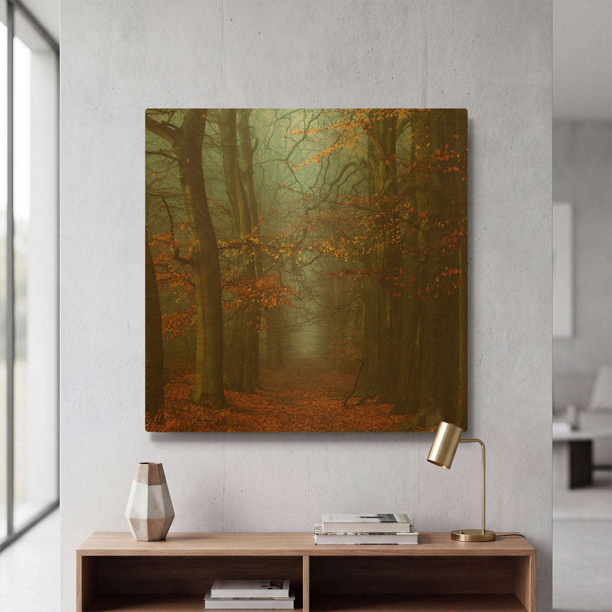 'Path of The Mystics' By Lars van de Goor Gold Metal Wall Art