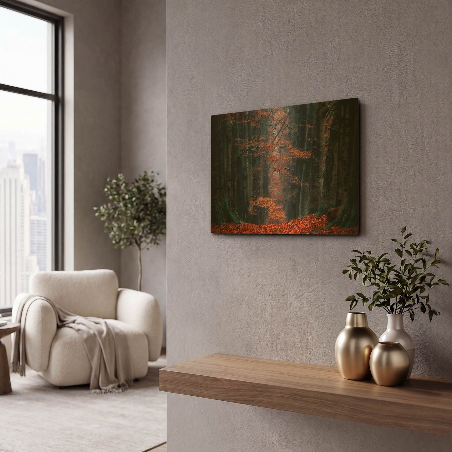 'Synapse' By Lars van de Goor Gold Metal Wall Art