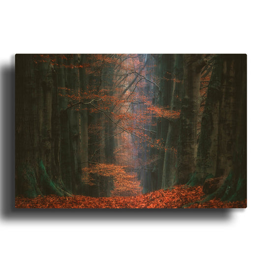 'Synapse' By Lars van de Goor Gold Metal Wall Art