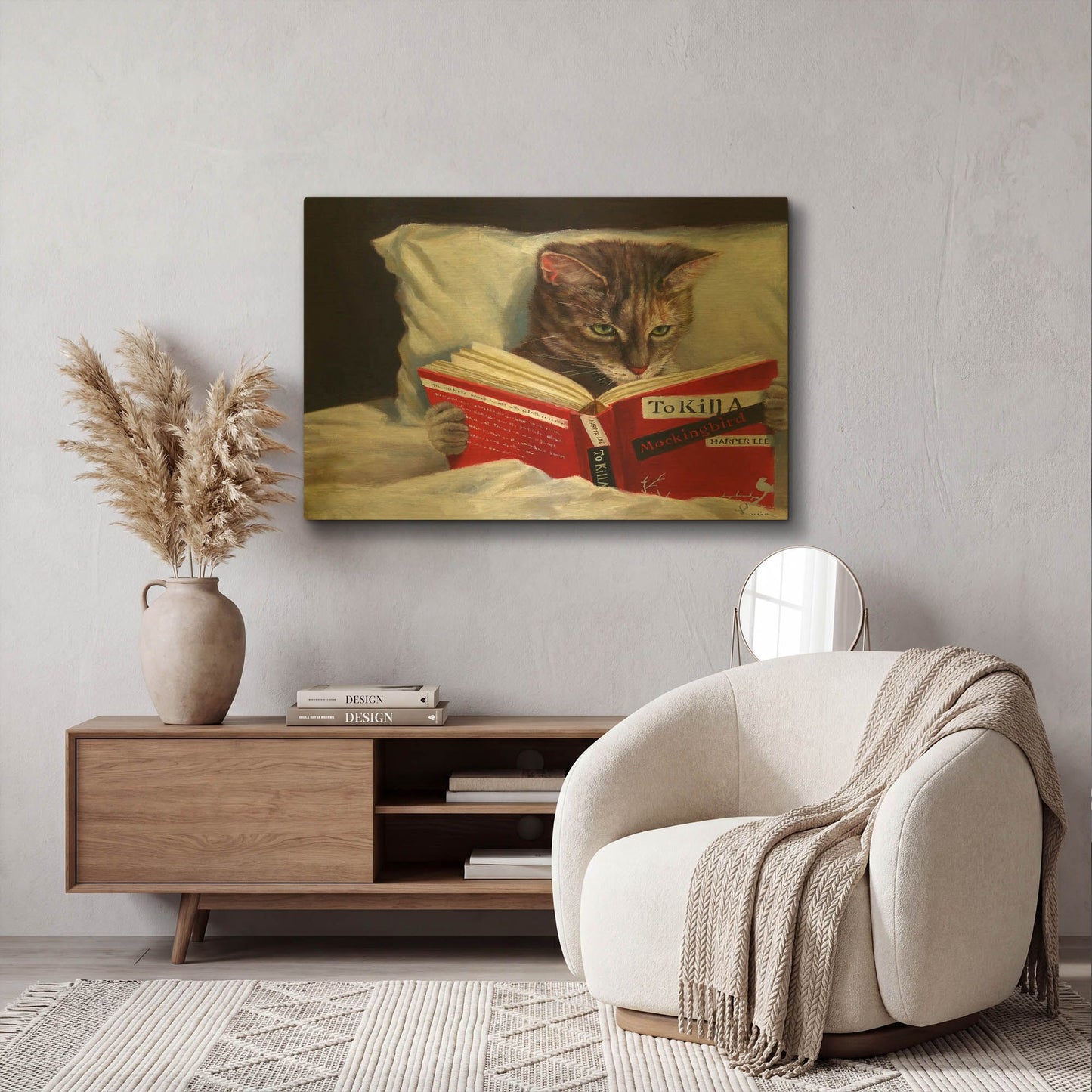 'Late Night Thriller' By Lucia Heffernan Gold Metal Wall Art