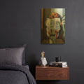 'Dog Gone Funny' By Lucia Heffernan Gold Metal Wall Art