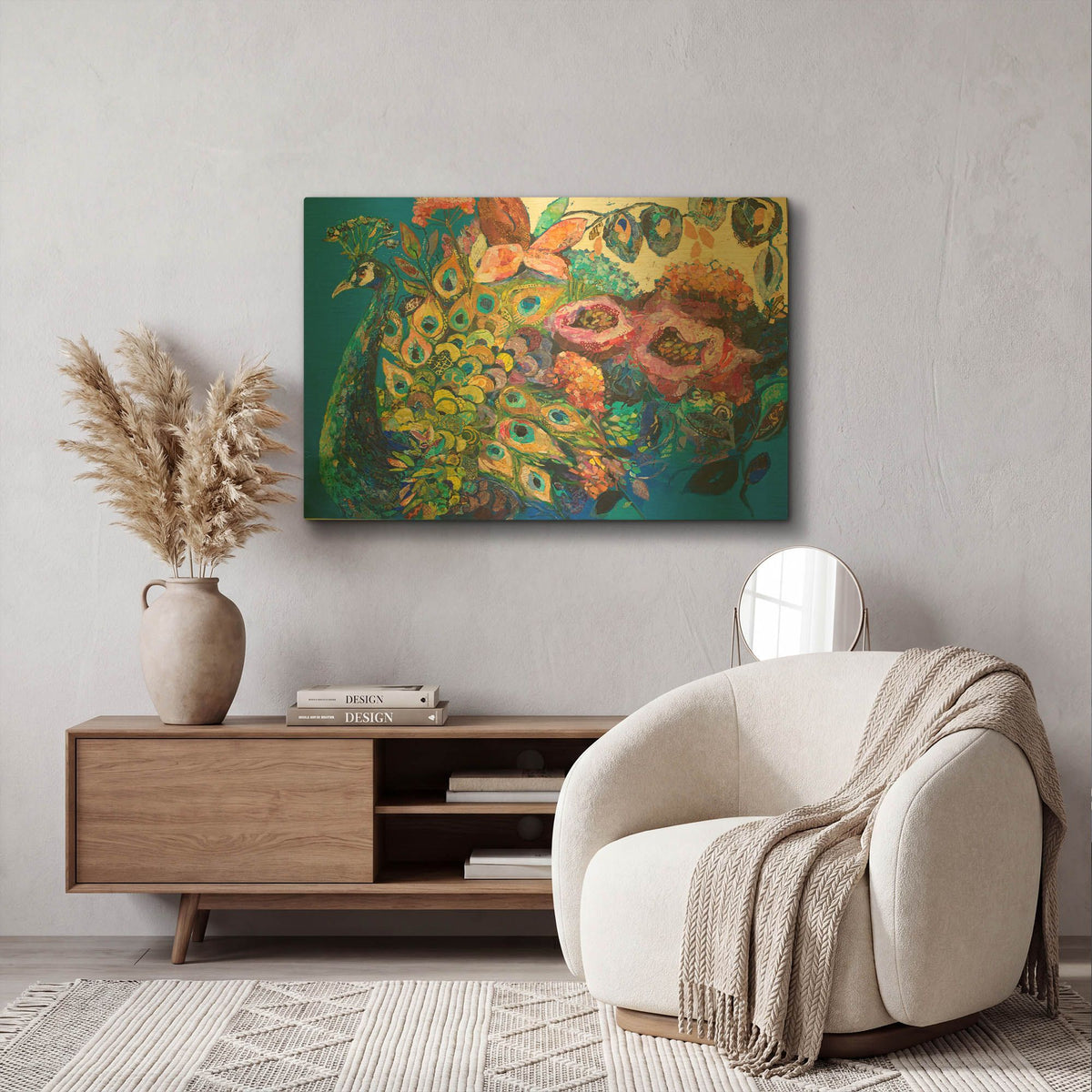 'Crown Jewel' By St. Hilaire Elizabeth Gold Metal Wall Art