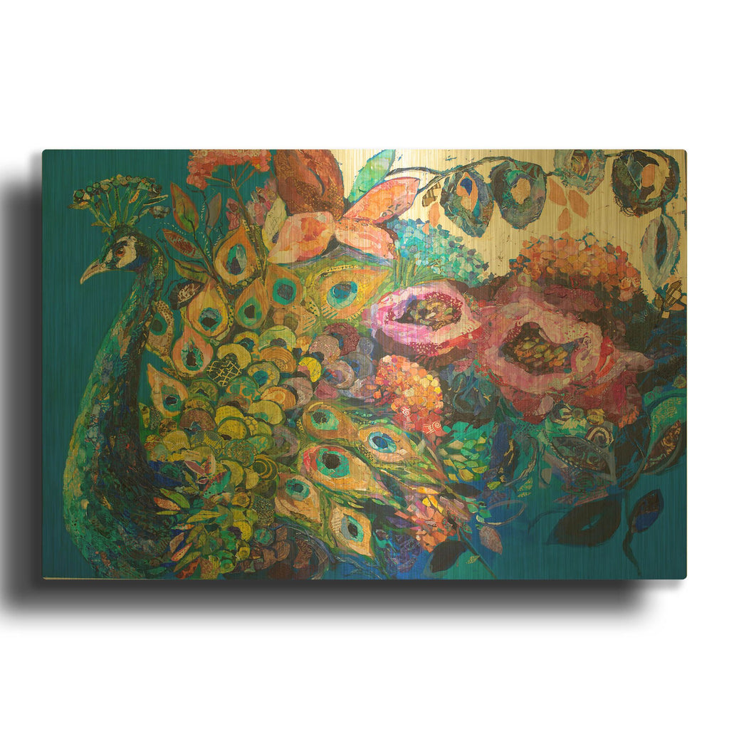 'Crown Jewel' By St. Hilaire Elizabeth Gold Metal Wall Art