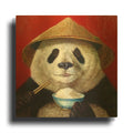 'Panda' By Lucia Heffernan Gold Metal Wall Art