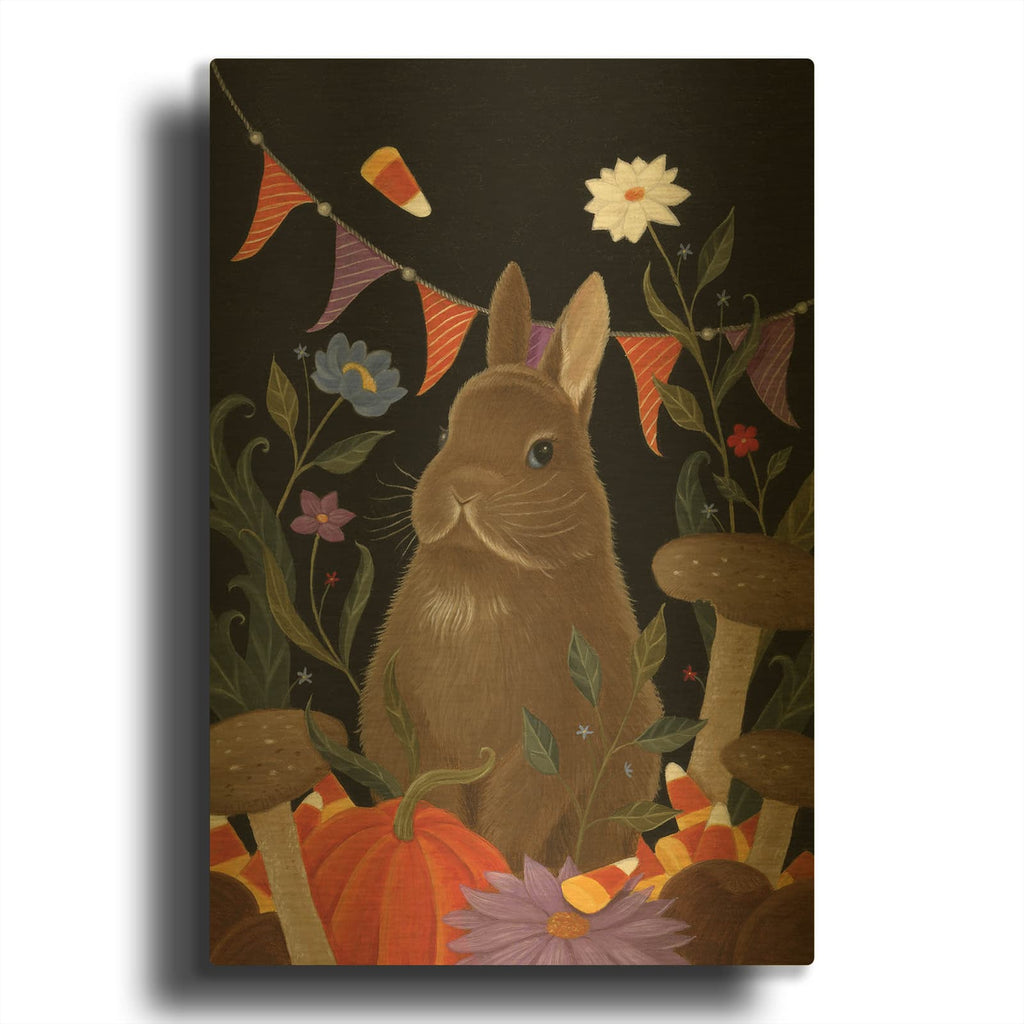 'Some Treats For Olive' By Gina Matarazzo Gold Metal Wall Art