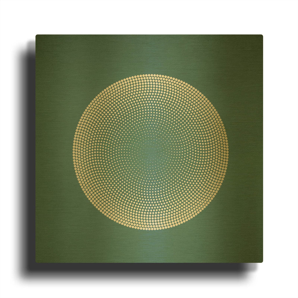 'Circles' By Incado Gold Metal Wall Art