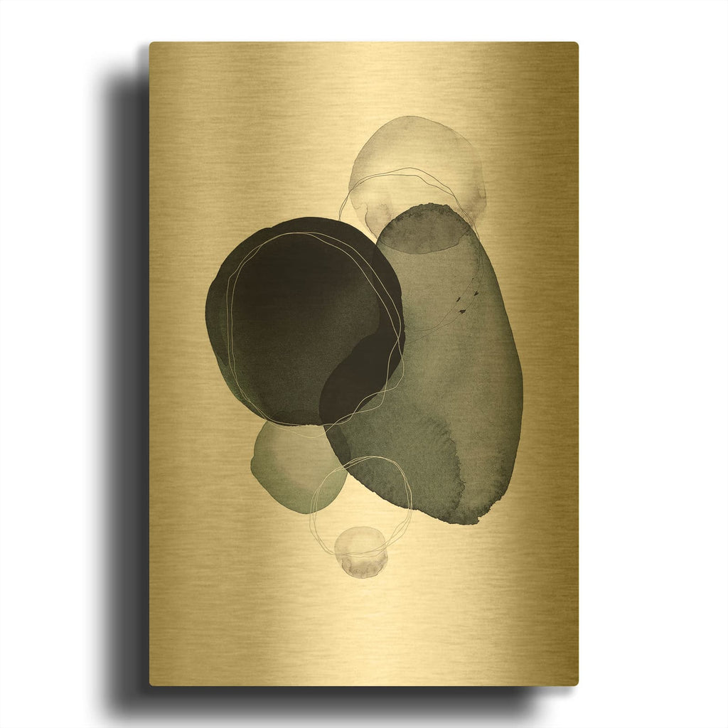 'Expression Of Hope No. 1' By Incado Gold Metal Wall Art