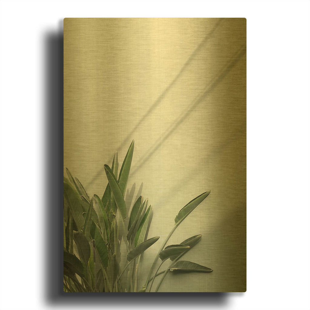 'Filtered Light' By Incado Gold Metal Wall Art
