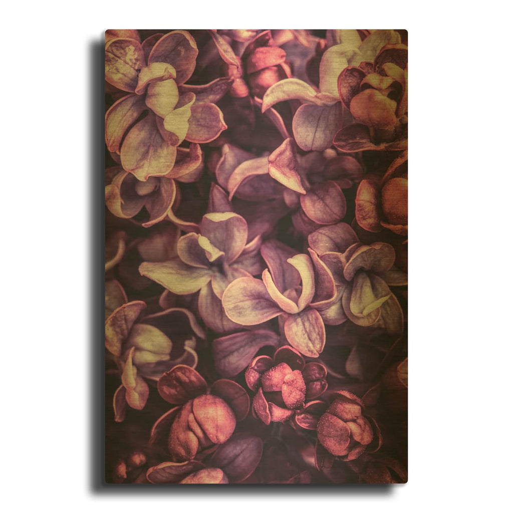 'Shades Of Purple' By Incado Gold Metal Wall Art