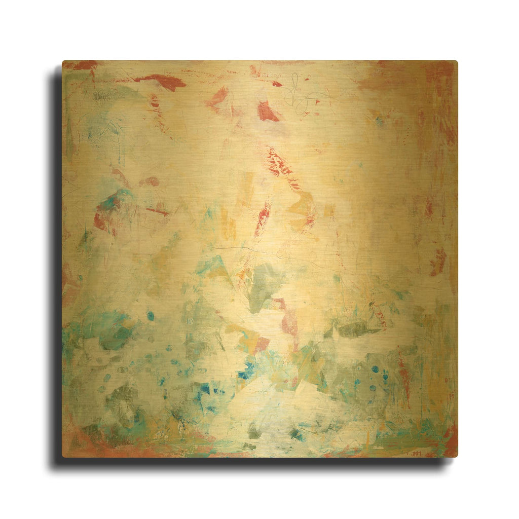 'Happy Birthday' By Jodi Major Gold Metal Wall Art