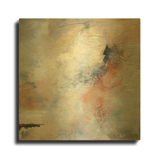 'Contemporary Expression' By Karen Hale Gold Metal Wall Art