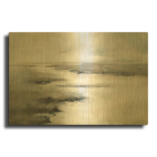 'Silent Poetry' By Karen Hale Gold Metal Wall Art