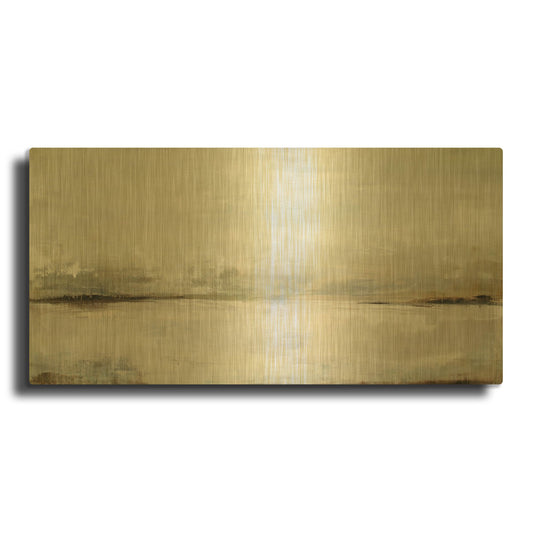 'View From The Rhine' By Karen Hale Gold Metal Wall Art