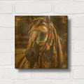 'War Horse No. 1' By Marta Wiley Gold Metal Wall Art