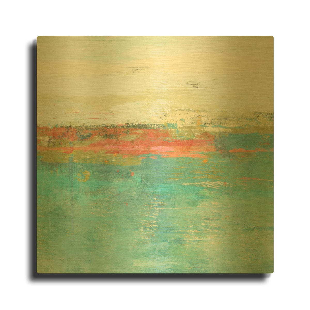 'August Haze' By Suzanne Nicoll Gold Metal Wall Art