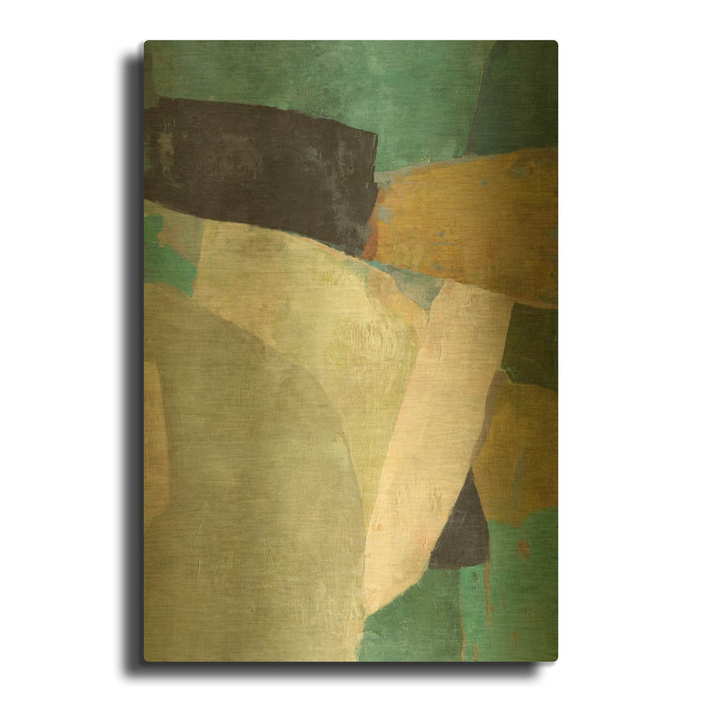 'Boulder Field 1' By Suzanne Nicoll Gold Metal Wall Art