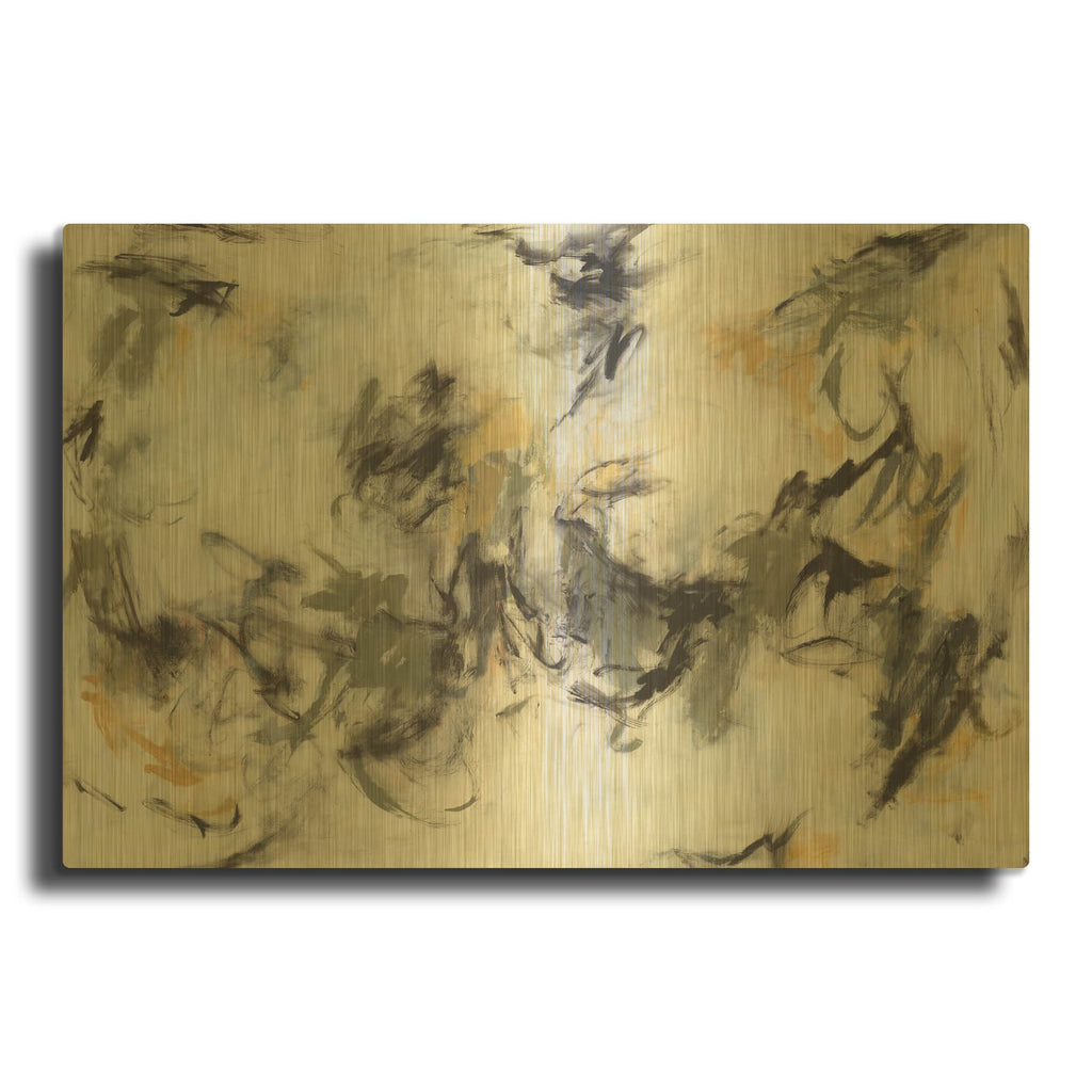 'Dip One' By Valerie Corvin Gold Metal Wall Art