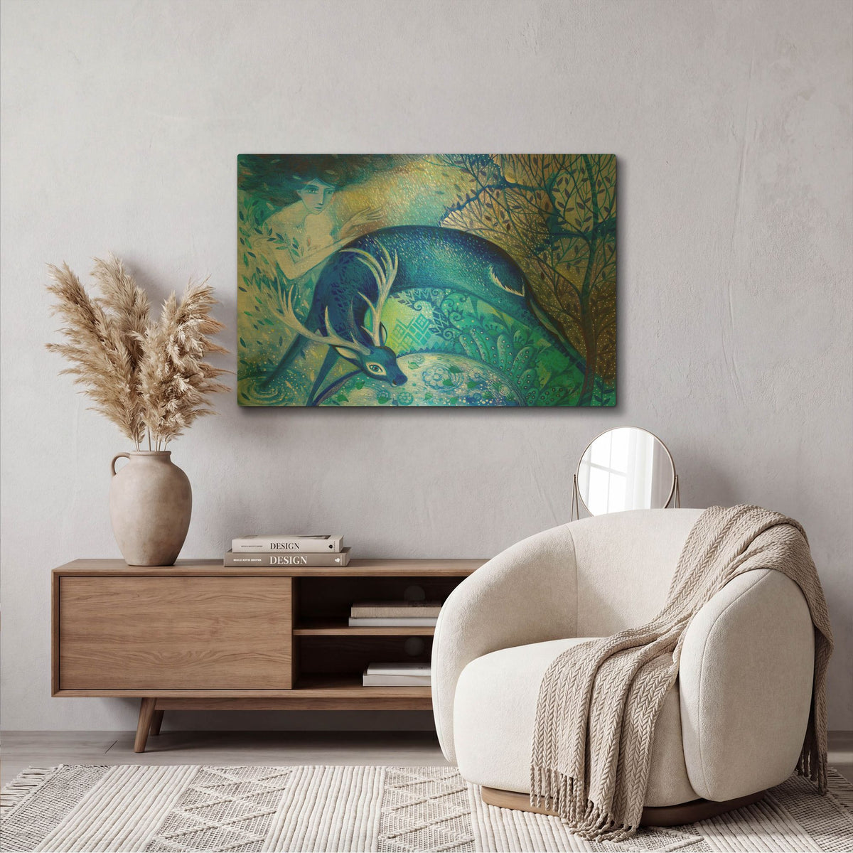 'Cloud' By Oxana Zaika Gold Metal Wall Art