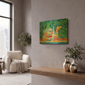 'Dromedary Camel' By Oxana Zaika Gold Metal Wall Art