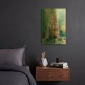 'Magic Gothic' By Oxana Zaika Gold Metal Wall Art