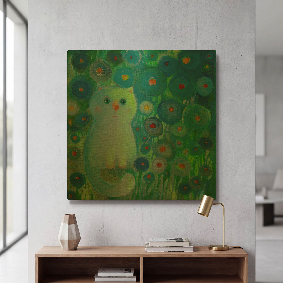 'Magic Summer' By Oxana Zaika Gold Metal Wall Art