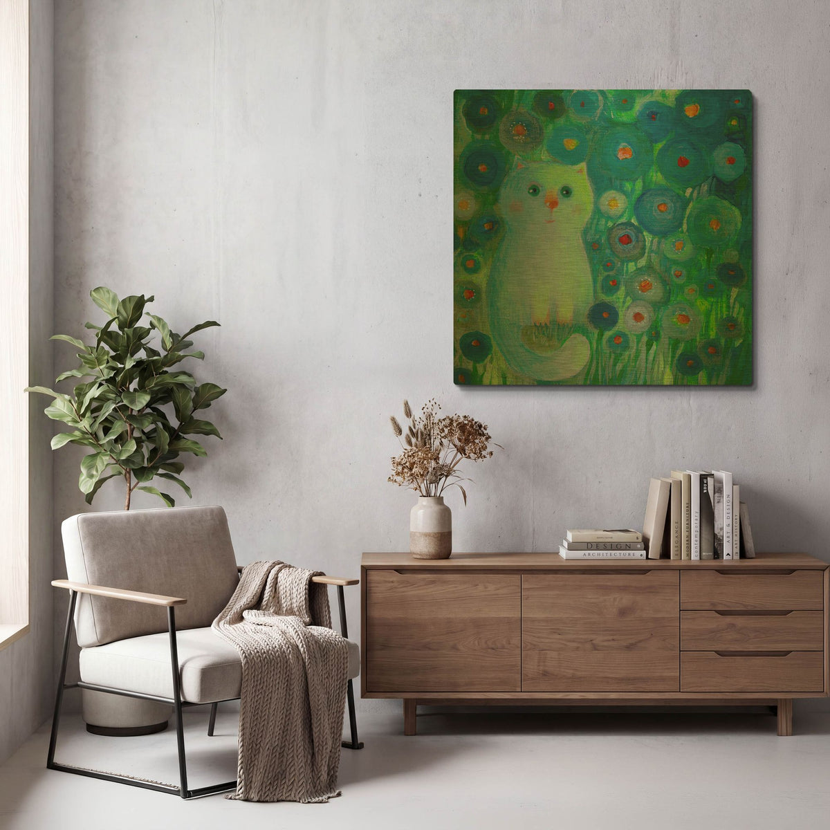 'Magic Summer' By Oxana Zaika Gold Metal Wall Art