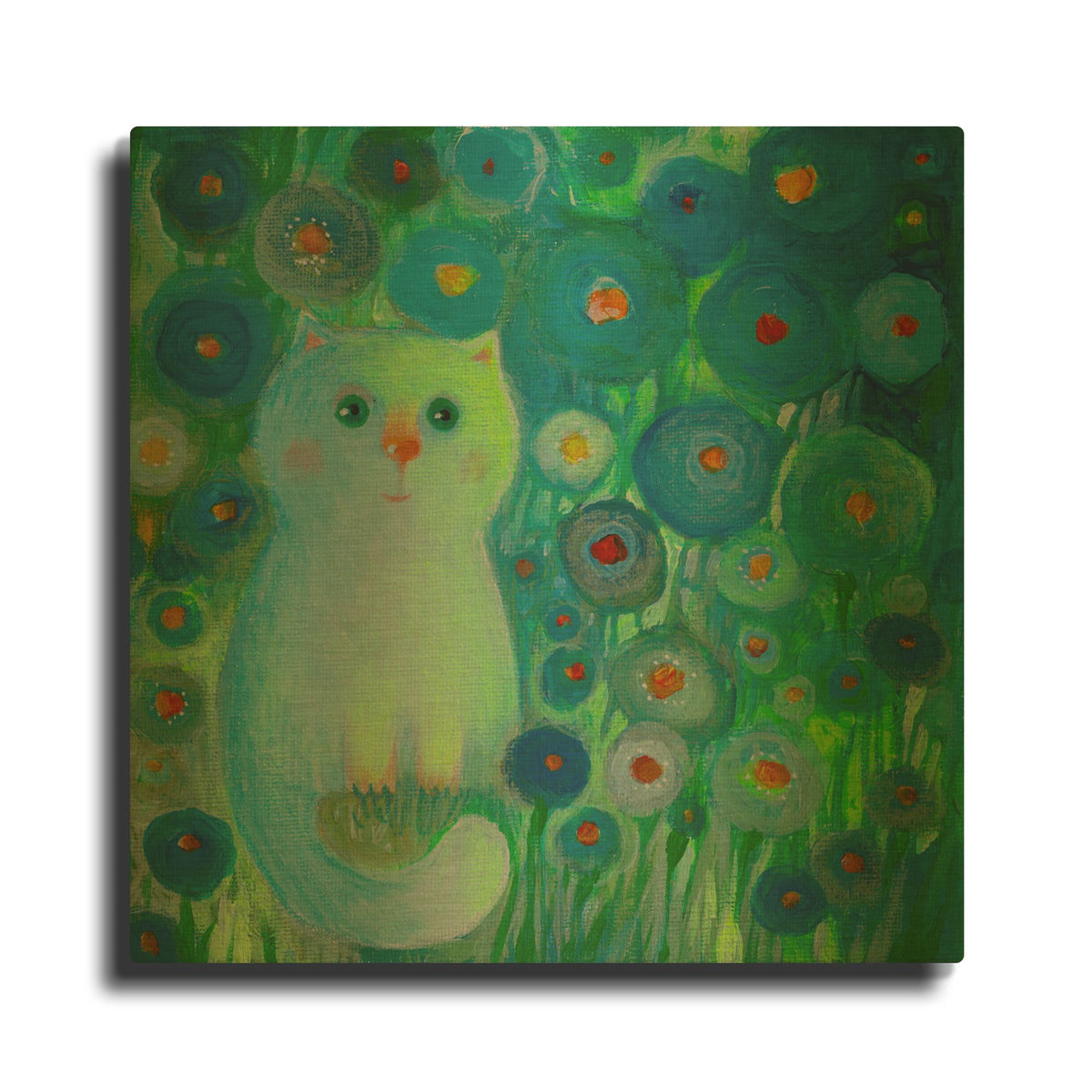 'Magic Summer' By Oxana Zaika Gold Metal Wall Art