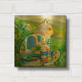 'Tunisian Judaica' By Oxana Zaika Gold Metal Wall Art