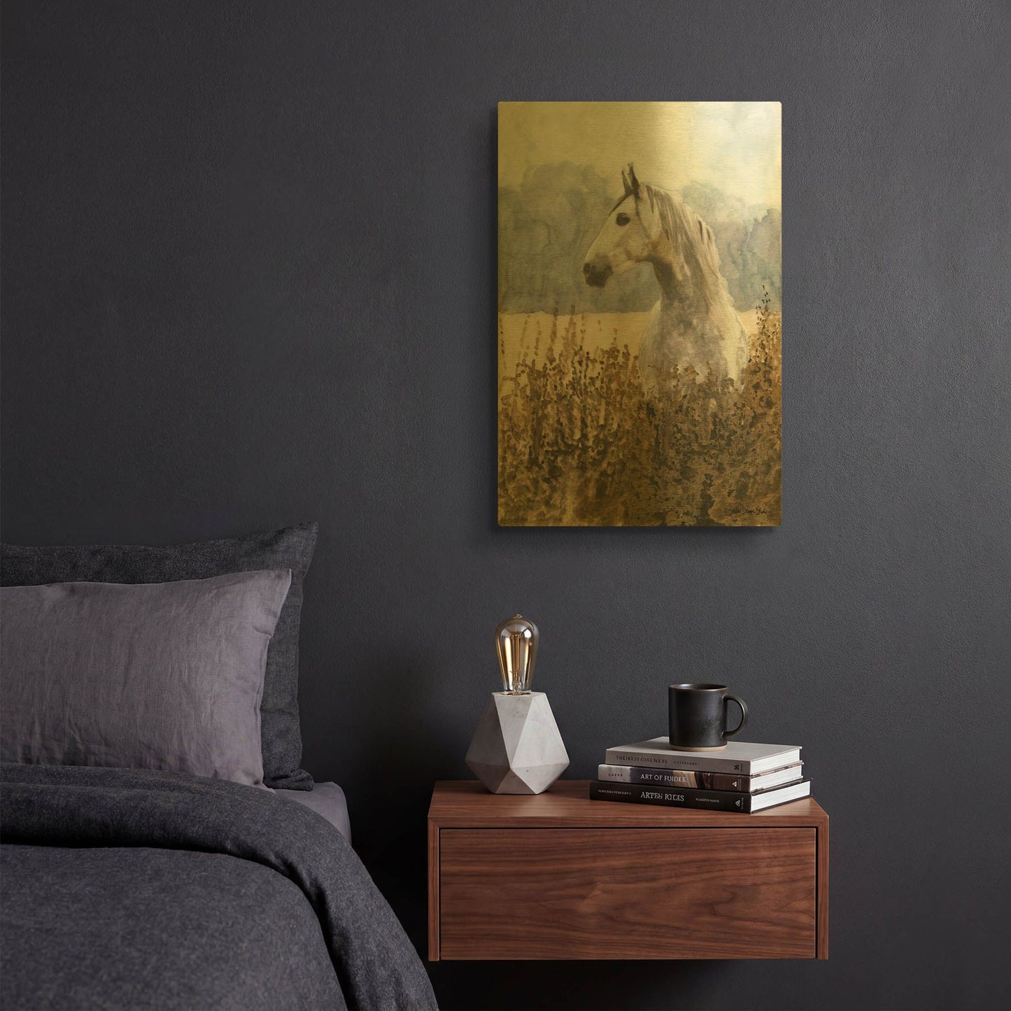 'Beauty' By Stellar Design Studio Gold Metal Wall Art