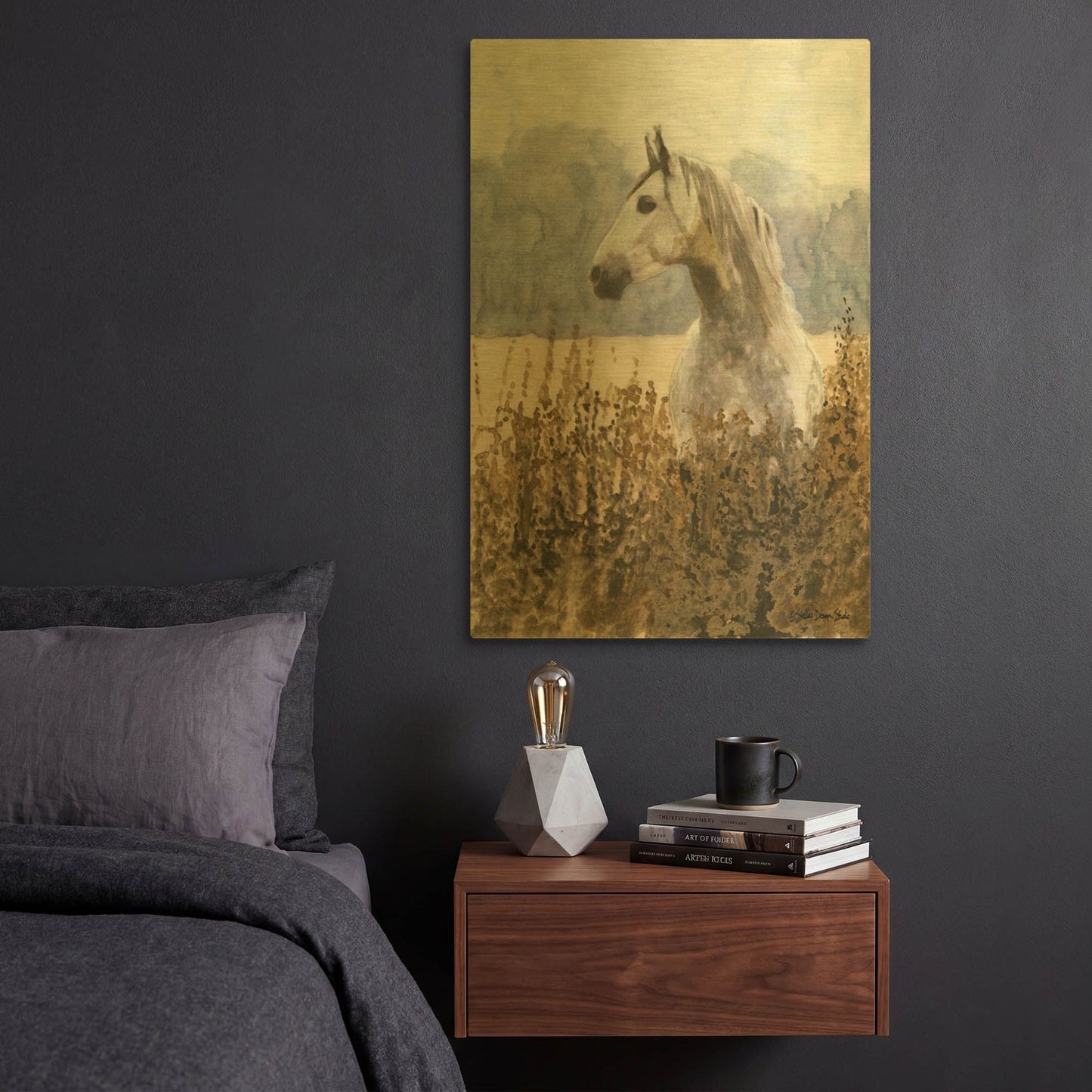 'Beauty' By Stellar Design Studio Gold Metal Wall Art