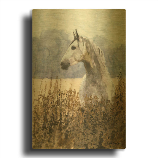 'Beauty' By Stellar Design Studio Gold Metal Wall Art
