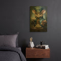 'China Salesman' By Momart Gold Metal Wall Art