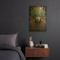'DMT Art 1' By Momart Gold Metal Wall Art