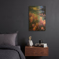 'Ethereal Hyacinth 1' By Momart Gold Metal Wall Art