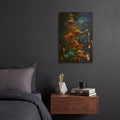 'Fantastic Mushrooms In The City' By Momart Gold Metal Wall Art