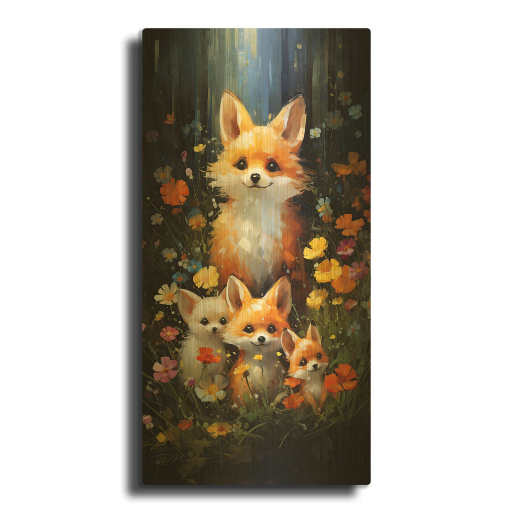 'Friends 5' By Momart Gold Metal Wall Art
