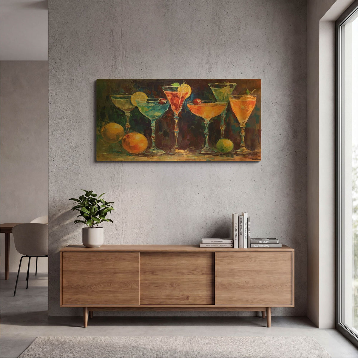 'Margarita Cocktails' By Momart Gold Metal Wall Art