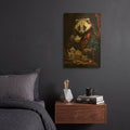 'Rate Per Hour Of Tea' By Momart Gold Metal Wall Art